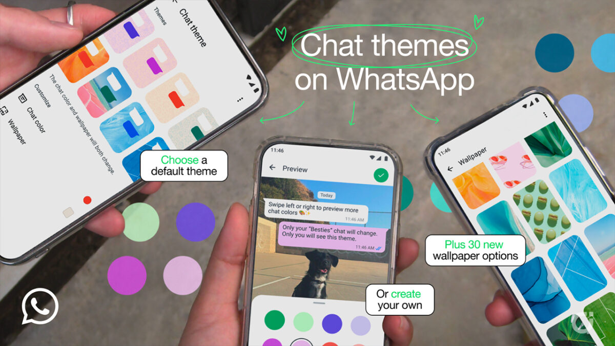 WhatsApp porta i nuovi temi delle chat su iPhone: cinque categorie e per la prima volta anche sfondi animati